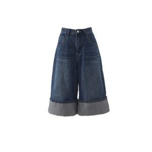 Straight Cut Mid Rise Pocket Pants