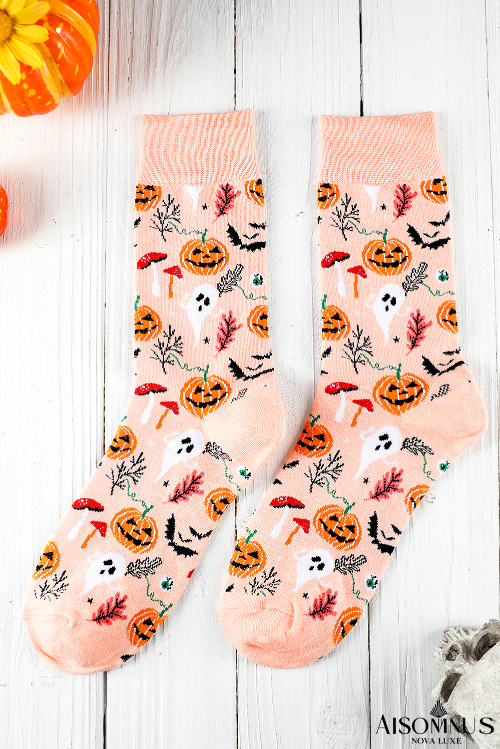 Delicacy Spooky Season Funny Halloween Socks
