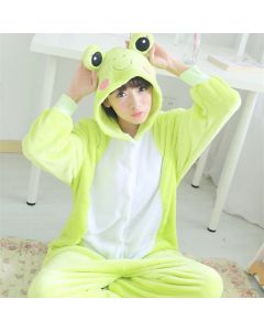 Autumn And Winter Cute Cartoon Anime Children's Frog One-piece Pajamas