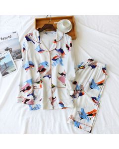 Simple style pajamas suit