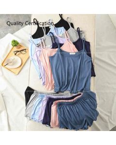 Loose Soft Pajamas Home Clothes 2 Piece Set Sleepwear