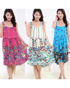 Women's national style Halter Dress