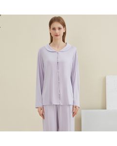 Modal 50 Fine Yarn Thin Long-sleeved Trousers Women's Pajamas