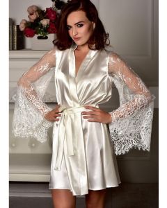 Plus size sexy feminine bathrobe nightdress