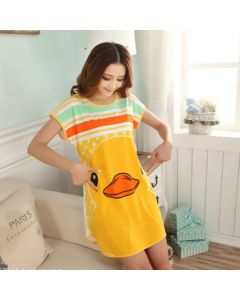 Female summer cartoon nightdress