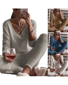 New 4-Color Slim Stretch Pajamas Home Service