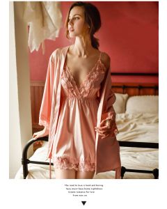 Sexy silk nightdress