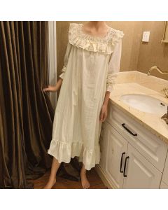 Sweet Lace Square Neck Homewear Nightdress