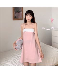 Rabbit Ear Nightgown Halter Dress Pajamas