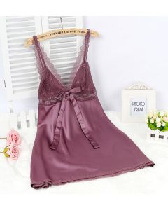 New pajamas simulation silk nightdress