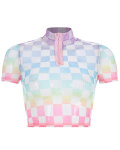 Spring And Summer Women's New Plaid Printed