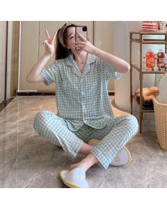 Short-sleeved Trousers Milk Silk Women's Pajamas