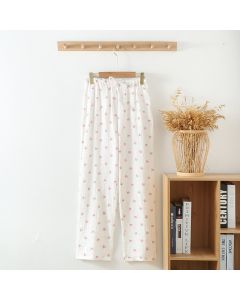 Women's Pajama Pants Pure Cotton Double-layer Gauze Home Pants