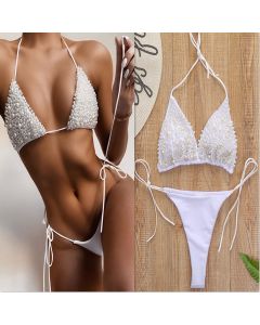 Halter Mini Bikini Female Swimsuit Women Swimwear Two-pieces