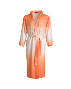 New Chinese Style Gradient Color Waffle Couple Bathrobe