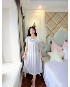 Short Sleeve Nightdress Women's Thin Loose Home Wear