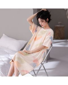 Summer Short-sleeved Cute Women's Nightdress