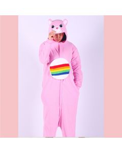 Rainbow Bear Cartoon One-Piece Pajamas Animal Pajamas