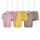 Cotton Knitted Thread V-Neck Short-Sleeved Pajama Set