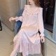 Women's Lace Long Sleeve Loose Pajamas