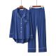 Lapel Trousers And Long Sleeves Two Piece Loose Home Suit