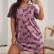 Women's Long T-shirt Soft And Comfortable Pajamas Dress