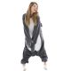 Couple Long Sleeve Cartoon One-Piece Pajamas