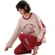 Pajamas Ladies Long-sleeved Cotton Cartoon Suit Can Be Worn Outside Home Clothes