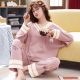 Long Sleeve Cotton Plus Size Homewear Suit