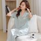 Ice Silk Pajamas Women's High-grade Summer Suit Short