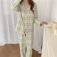 Women's Long Sleeve Cotton Casual Pajamas