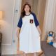 Cotton Nightdress Round Neck Short Sleeve Student Korean Cartoon Skirt