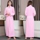 Men's And Women's Towel Material Thickened Long Warm Bathrobe