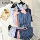 Loose Soft Pajamas Home Clothes 2 Piece Set Sleepwear