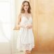 Ladies princess style white nightdress