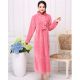 Women's Thick Coral Fleece Long-sleeved Super Long Nightdress