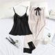 Lace sling stripe home service suit women