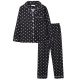 Long-sleeved Lapel Cardigan Suit Trousers Plus Size Home Service