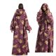 New Plus-sized Widened Homewear Lazy Blanket Warm Nightgown