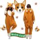 Cartoon Yellow Puppy Pajamas One-Piece Animal Home Service