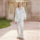 Can Wear Outside Home Clothes French Senior Sense Of Printed Ice Silk Pajamas