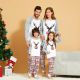 Christmas Elk Printed Parent Child Long Sleeve Pajamas Set Home Service