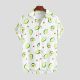 Short-sleeved Hot Avocado Men's Short-sleeved Shirt