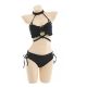 New Fashionable Black Suspender Swimsuit