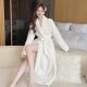 Thickened Loungewear Women's Long Wholesale Beauty Salon Bathrobe Pajamas