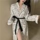 Fashionable Long Sleeved Thin Long Robe