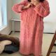 Women's Coral Fleece Thermal Long Nightgown