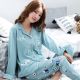 Pajamas Women'S Spring And Autumn Pure Cotton LongSleeved Thin Pajamas Suit Autumn Ladies Confinement Clothes Home Wear Pajamas