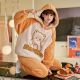 Coral Velvet Pajamas Women Autumn And Winter Thickening Plus