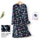 Summer Long-sleeved Nightdress Cute Cartoon Home Wear